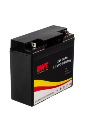 Batterie lithium LiFePO₄ à cycle profond 24 V 10 Ah
