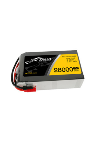 Batterie LiPo Tattu 6S 28000 mAh 22,2 V 25C pour drone