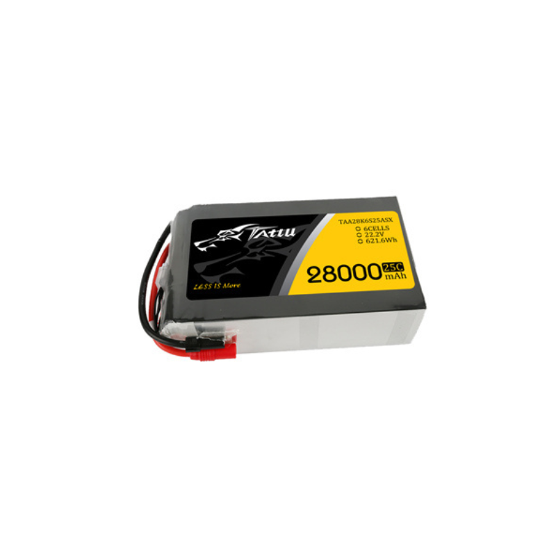Batterie LiPo Tattu 6S 28000 mAh 22,2 V 25C pour drone