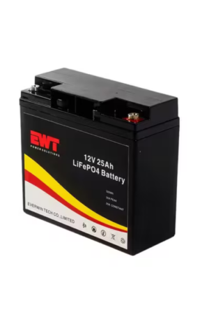 Batterie LiFePO₄ 12 V 25 Ah personnalisée pour UPS et chariot élévateur