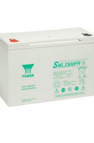 Batterie plomb étanche AGM YUASA SWL3300FR 12 V 110,2 Ah M8-F pour onduleur UPS haute décharge